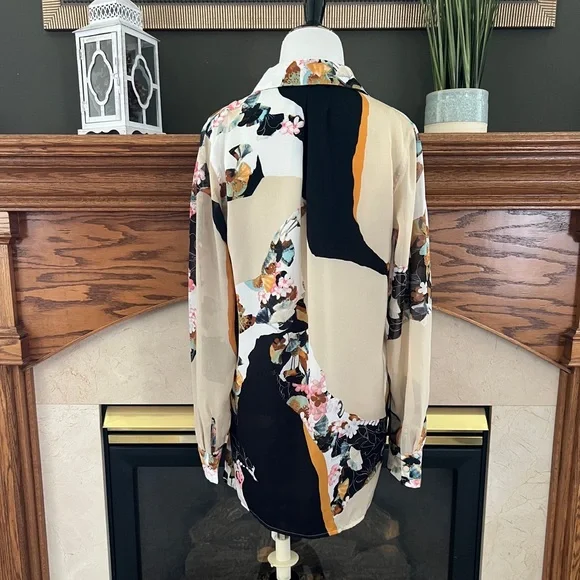 3.1 Phillip Lim for Target Floral Blouse‎ Size NWOT - Picture 8 of 11